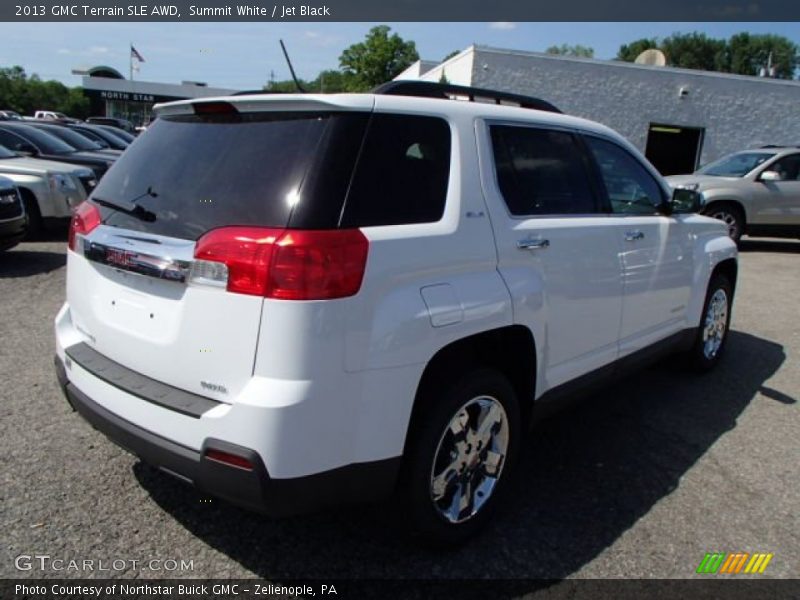 Summit White / Jet Black 2013 GMC Terrain SLE AWD