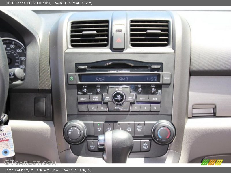 Royal Blue Pearl / Gray 2011 Honda CR-V EX 4WD