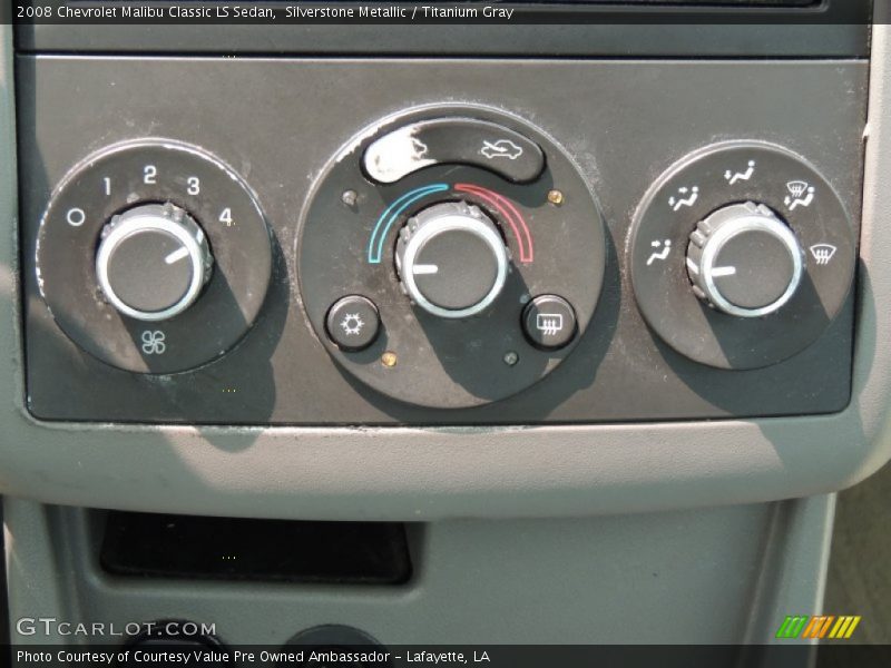 Silverstone Metallic / Titanium Gray 2008 Chevrolet Malibu Classic LS Sedan