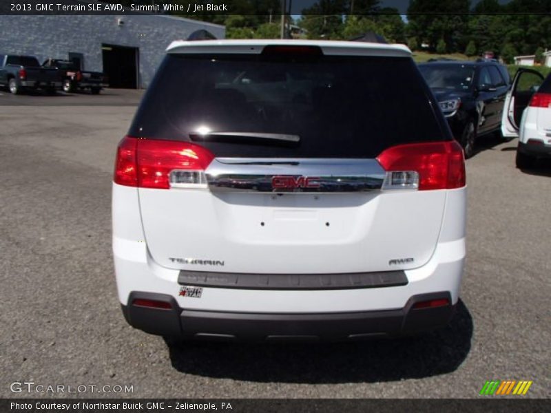 Summit White / Jet Black 2013 GMC Terrain SLE AWD
