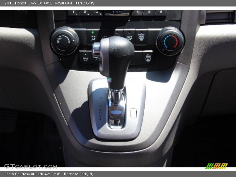 Royal Blue Pearl / Gray 2011 Honda CR-V EX 4WD