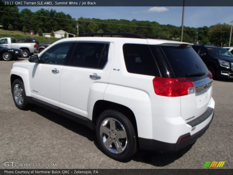 Summit White / Jet Black 2013 GMC Terrain SLE AWD