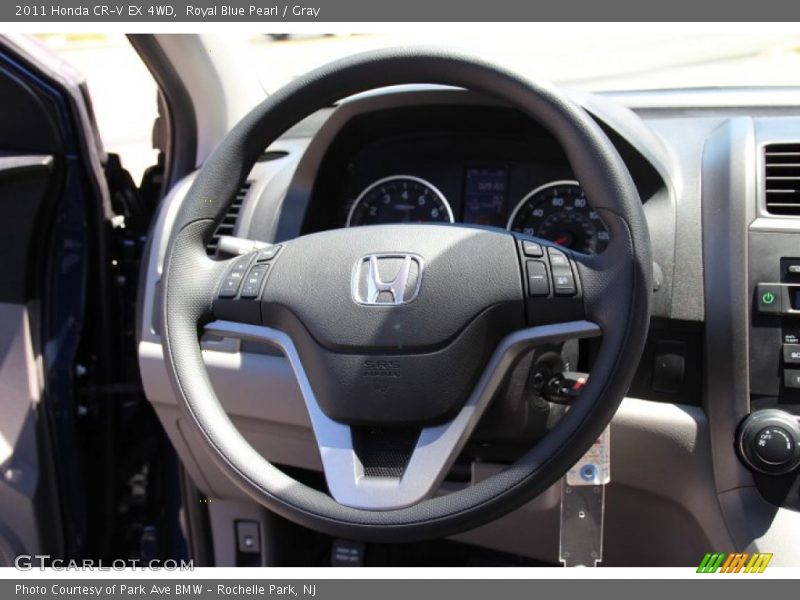 Royal Blue Pearl / Gray 2011 Honda CR-V EX 4WD