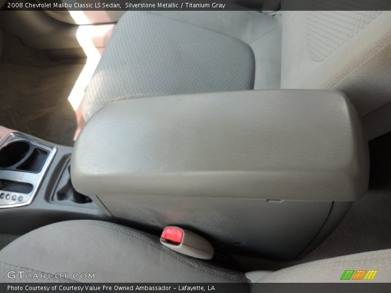 Silverstone Metallic / Titanium Gray 2008 Chevrolet Malibu Classic LS Sedan
