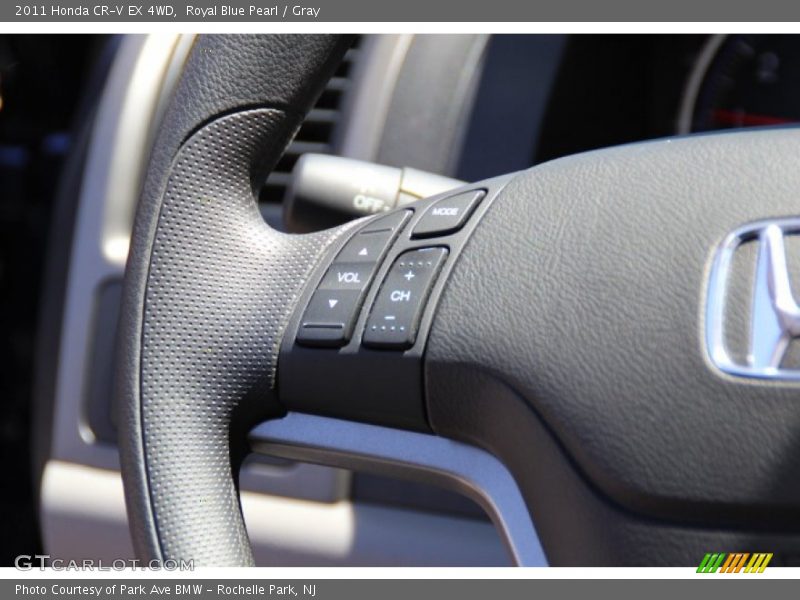 Royal Blue Pearl / Gray 2011 Honda CR-V EX 4WD