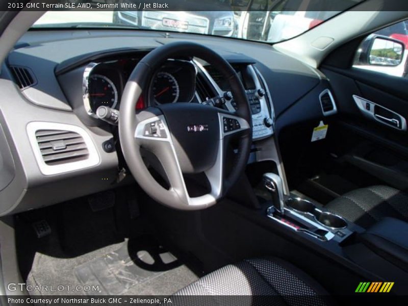 Summit White / Jet Black 2013 GMC Terrain SLE AWD