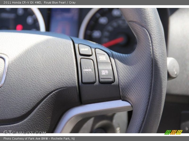 Royal Blue Pearl / Gray 2011 Honda CR-V EX 4WD