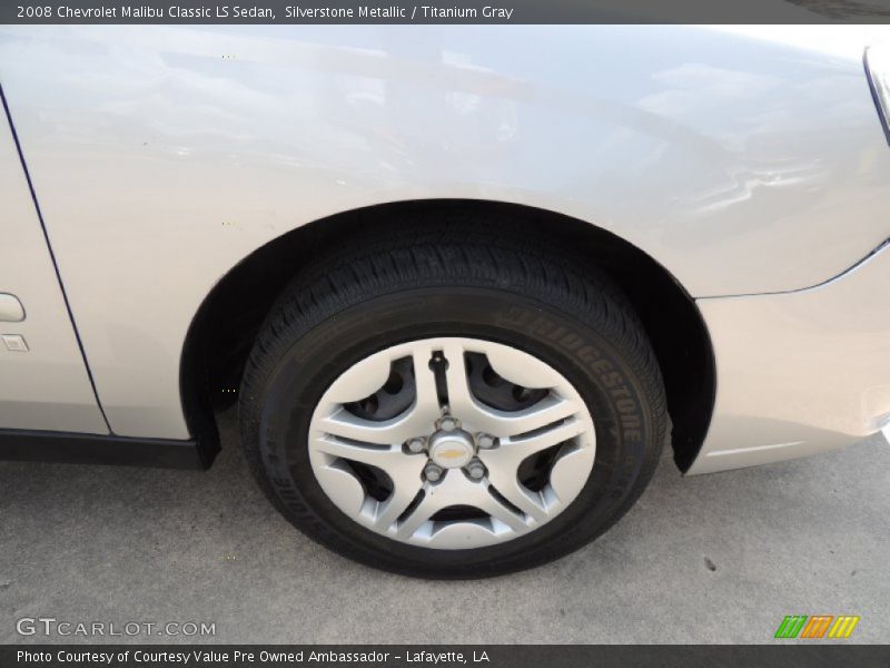 Silverstone Metallic / Titanium Gray 2008 Chevrolet Malibu Classic LS Sedan