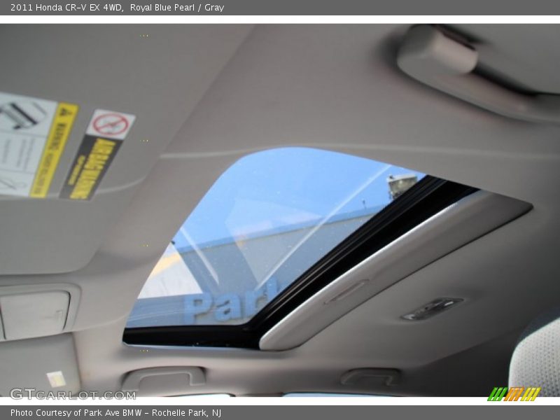 Royal Blue Pearl / Gray 2011 Honda CR-V EX 4WD