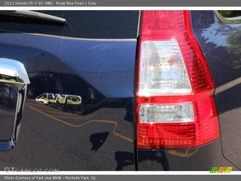 Royal Blue Pearl / Gray 2011 Honda CR-V EX 4WD
