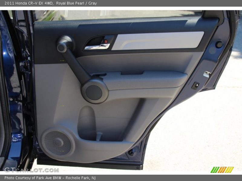 Royal Blue Pearl / Gray 2011 Honda CR-V EX 4WD