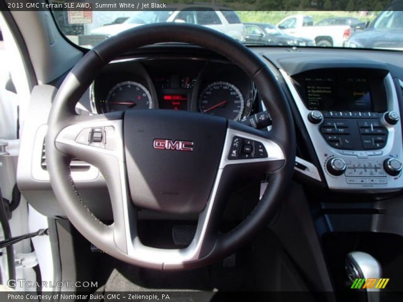 Summit White / Jet Black 2013 GMC Terrain SLE AWD