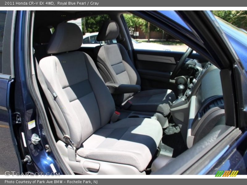 Royal Blue Pearl / Gray 2011 Honda CR-V EX 4WD