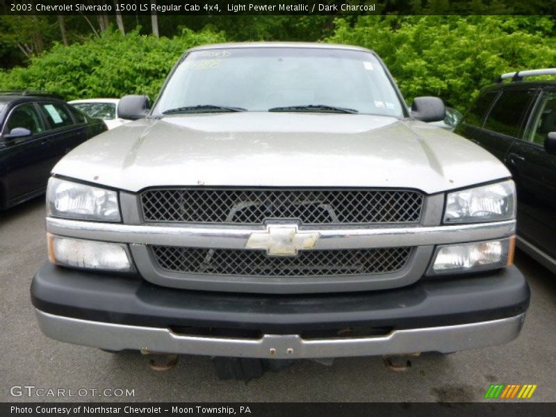 Light Pewter Metallic / Dark Charcoal 2003 Chevrolet Silverado 1500 LS Regular Cab 4x4