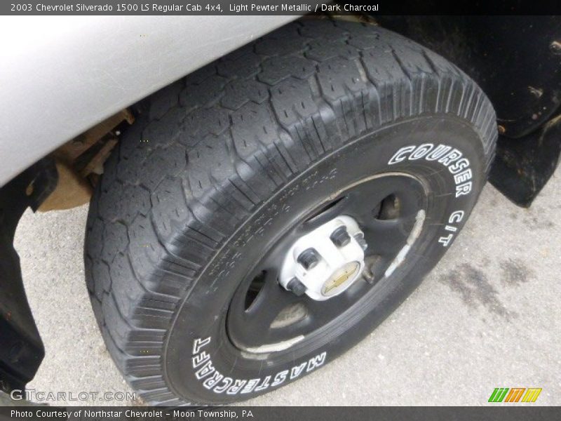 Light Pewter Metallic / Dark Charcoal 2003 Chevrolet Silverado 1500 LS Regular Cab 4x4