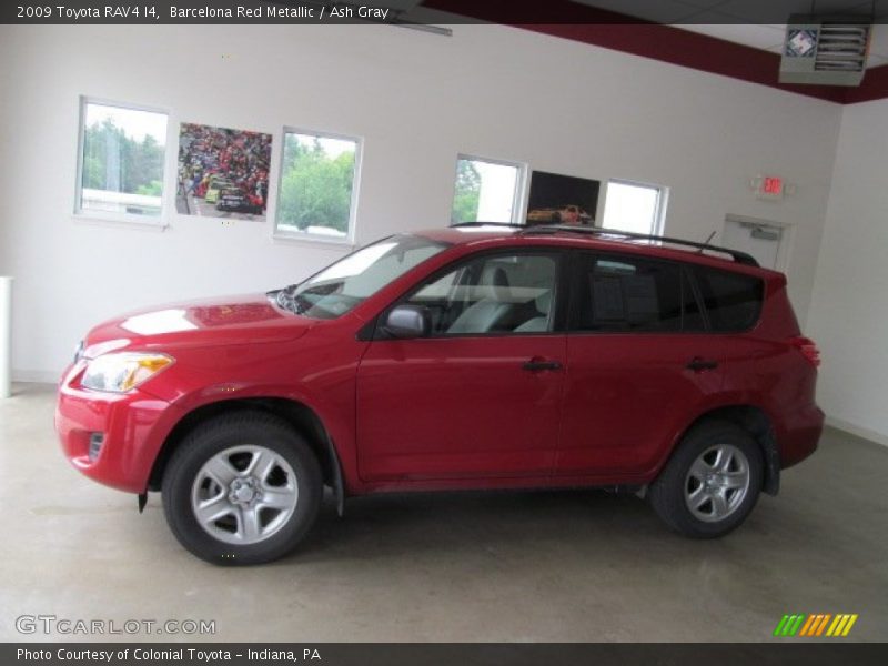 Barcelona Red Metallic / Ash Gray 2009 Toyota RAV4 I4