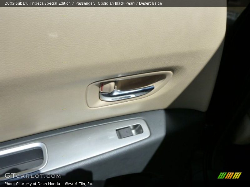 Obsidian Black Pearl / Desert Beige 2009 Subaru Tribeca Special Edition 7 Passenger