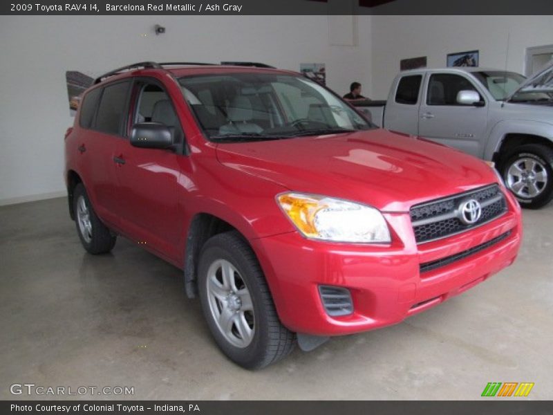 Barcelona Red Metallic / Ash Gray 2009 Toyota RAV4 I4