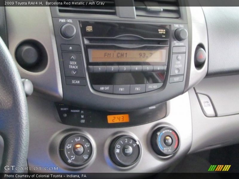 Barcelona Red Metallic / Ash Gray 2009 Toyota RAV4 I4