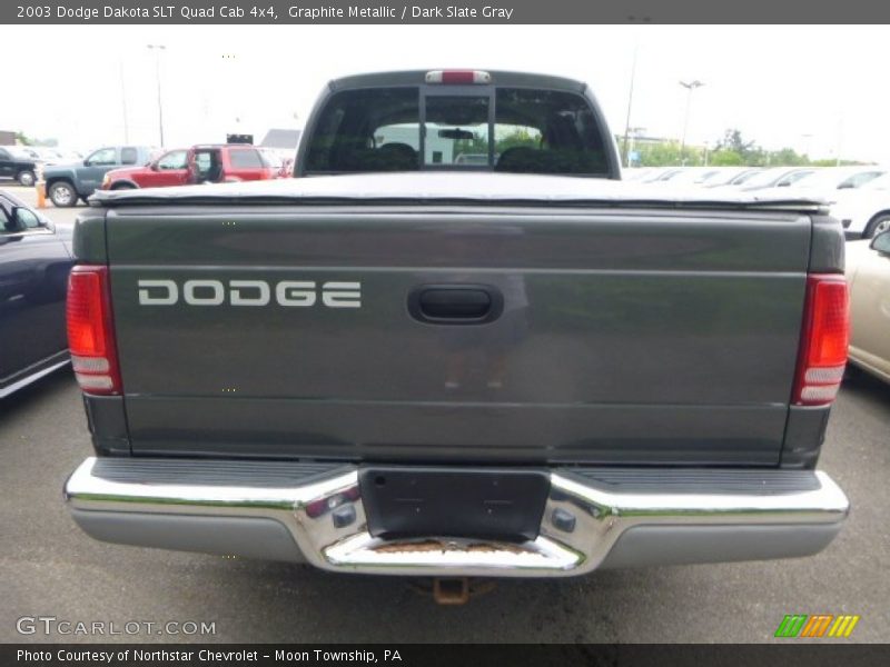 Graphite Metallic / Dark Slate Gray 2003 Dodge Dakota SLT Quad Cab 4x4