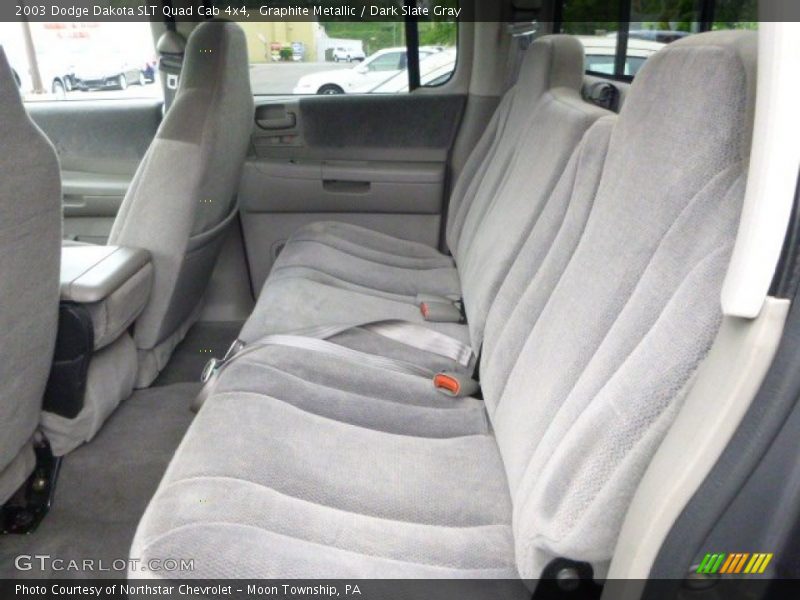 Graphite Metallic / Dark Slate Gray 2003 Dodge Dakota SLT Quad Cab 4x4