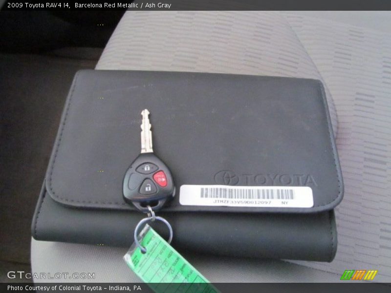 Barcelona Red Metallic / Ash Gray 2009 Toyota RAV4 I4