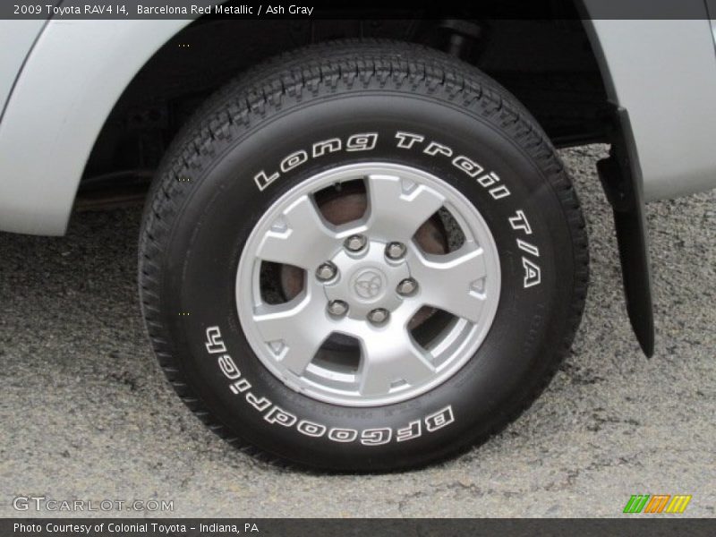 Barcelona Red Metallic / Ash Gray 2009 Toyota RAV4 I4