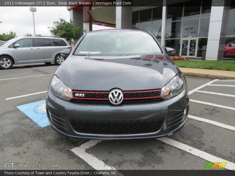 Deep Black Metallic / Interlagos Plaid Cloth 2011 Volkswagen GTI 2 Door