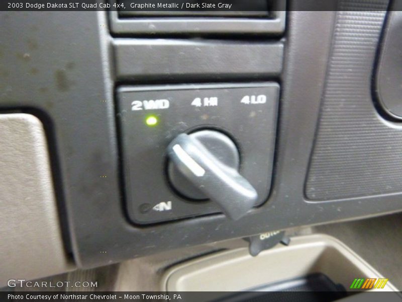 Graphite Metallic / Dark Slate Gray 2003 Dodge Dakota SLT Quad Cab 4x4