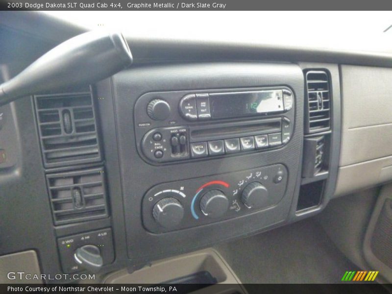 Graphite Metallic / Dark Slate Gray 2003 Dodge Dakota SLT Quad Cab 4x4