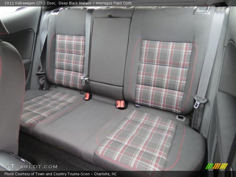 Deep Black Metallic / Interlagos Plaid Cloth 2011 Volkswagen GTI 2 Door