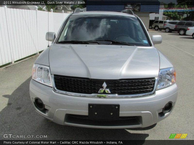 Quick Silver Metallic / Black 2011 Mitsubishi Endeavor LS