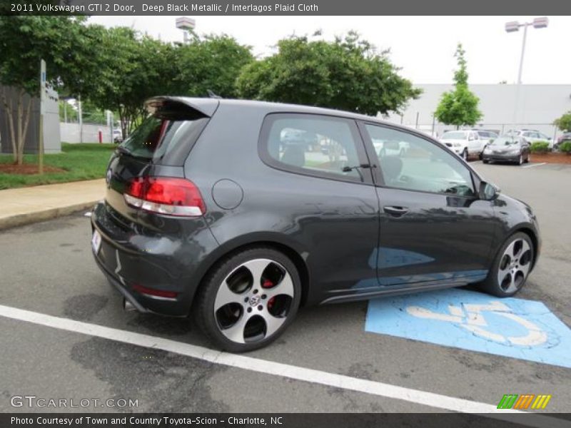 Deep Black Metallic / Interlagos Plaid Cloth 2011 Volkswagen GTI 2 Door