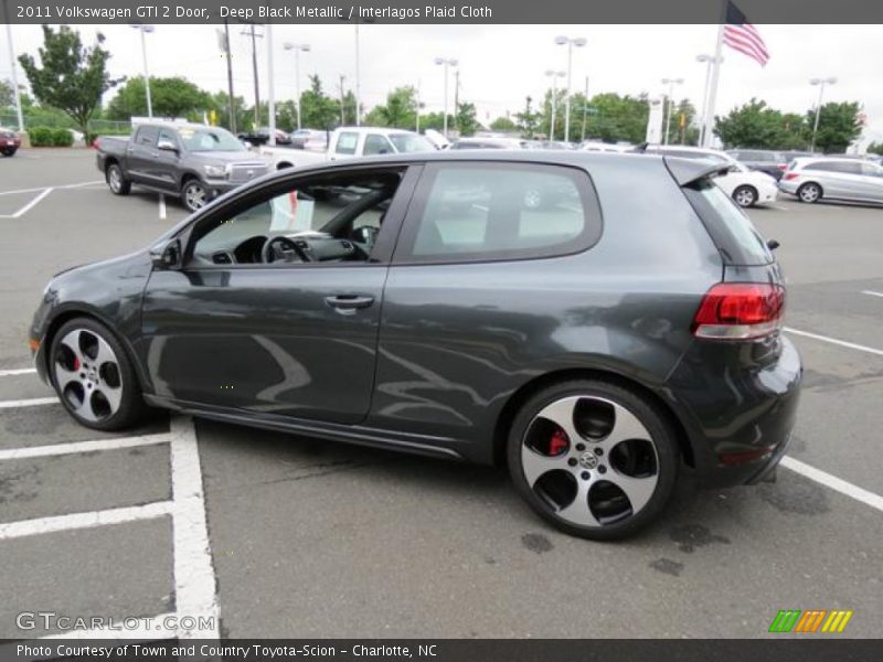 Deep Black Metallic / Interlagos Plaid Cloth 2011 Volkswagen GTI 2 Door