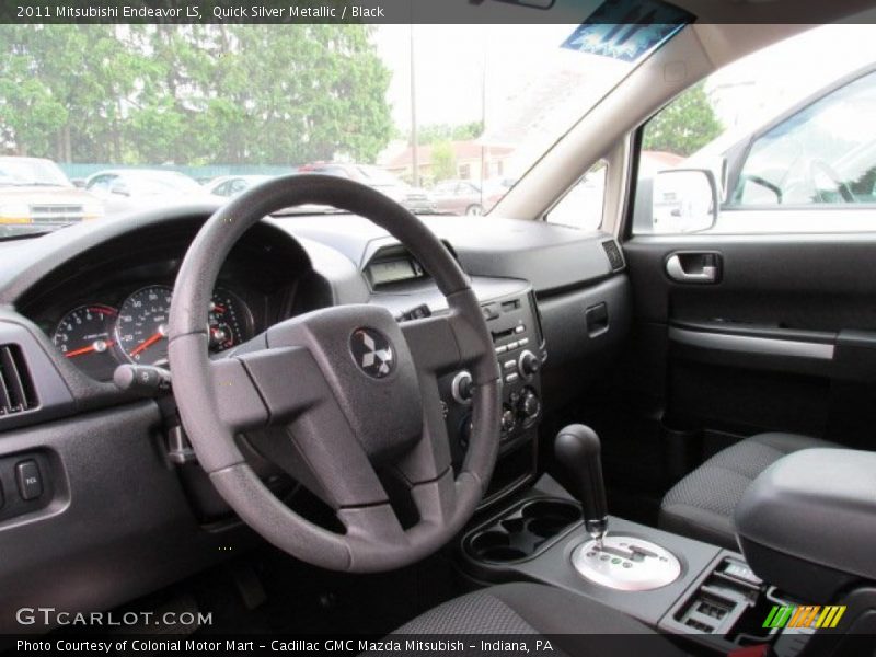 Quick Silver Metallic / Black 2011 Mitsubishi Endeavor LS