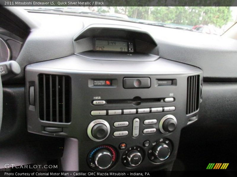 Quick Silver Metallic / Black 2011 Mitsubishi Endeavor LS