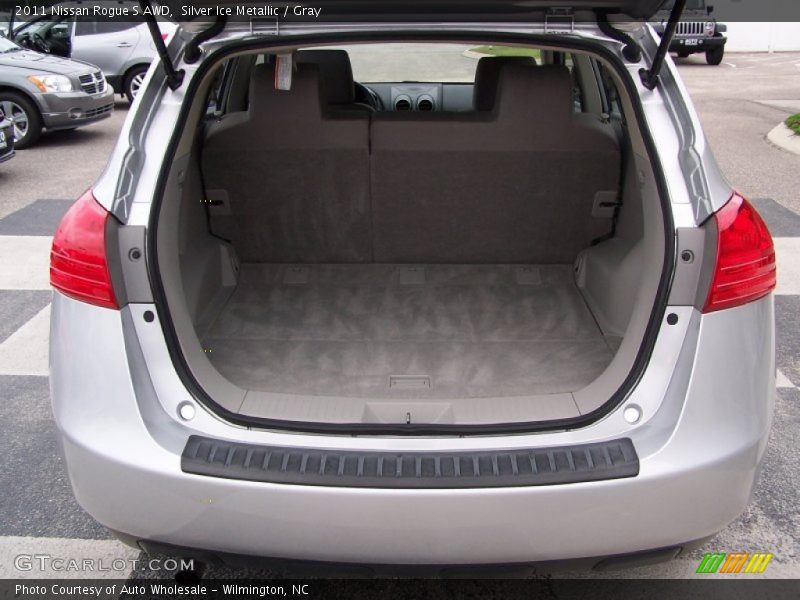 Silver Ice Metallic / Gray 2011 Nissan Rogue S AWD