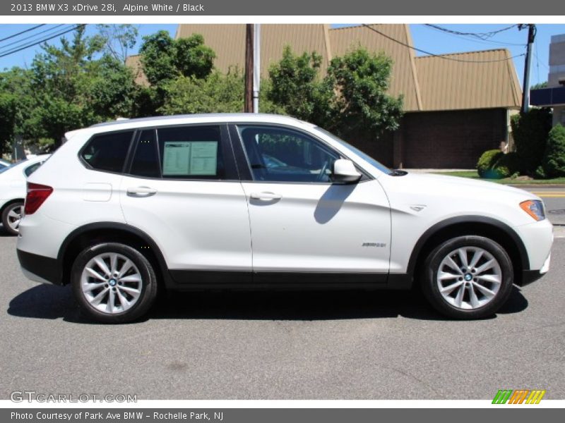 Alpine White / Black 2013 BMW X3 xDrive 28i