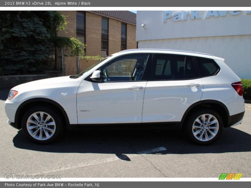 Alpine White / Black 2013 BMW X3 xDrive 28i