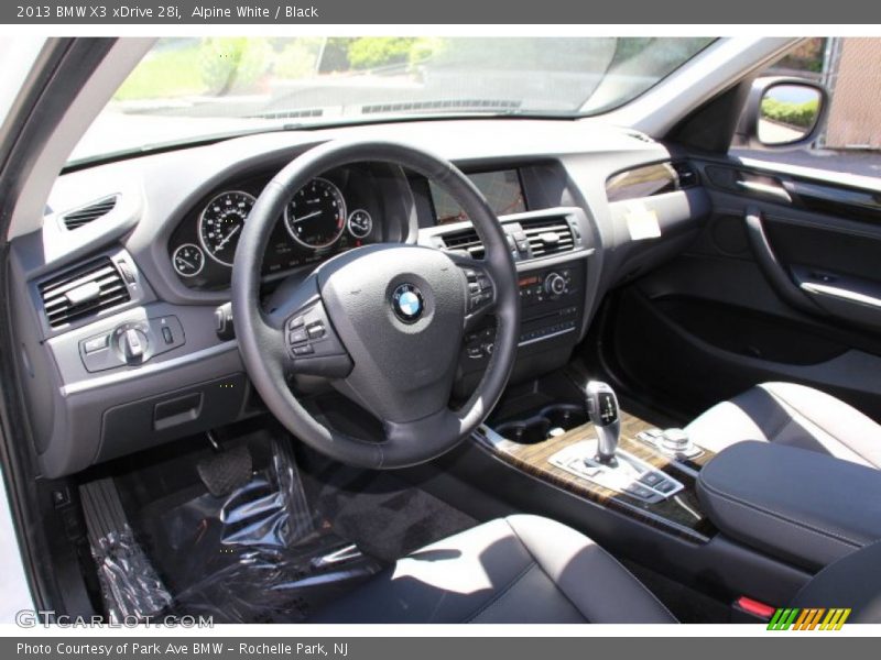 Alpine White / Black 2013 BMW X3 xDrive 28i