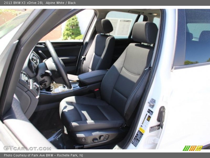 Alpine White / Black 2013 BMW X3 xDrive 28i