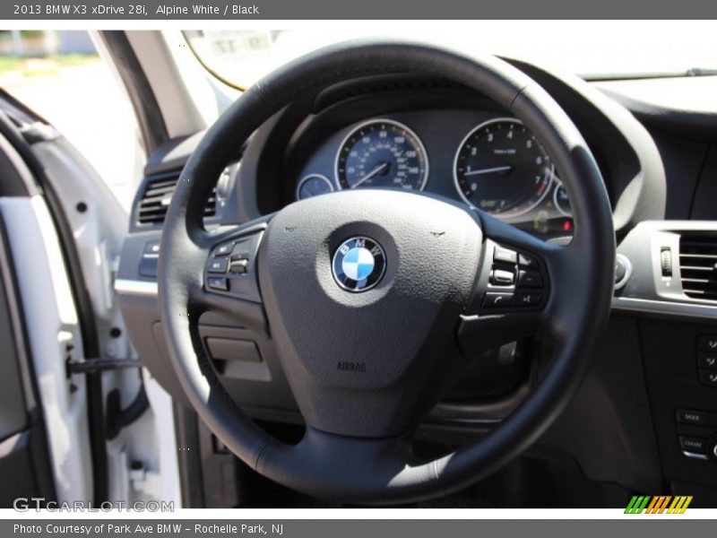 Alpine White / Black 2013 BMW X3 xDrive 28i