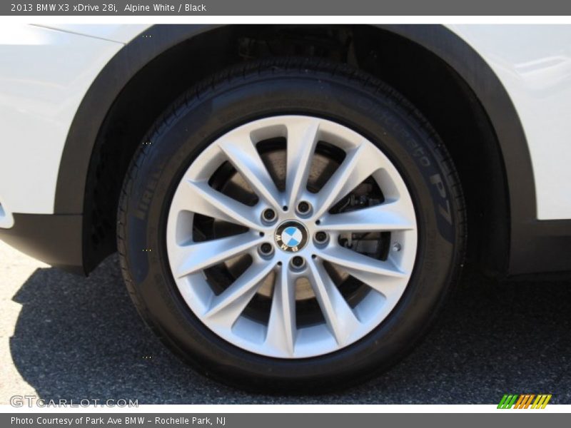 Alpine White / Black 2013 BMW X3 xDrive 28i