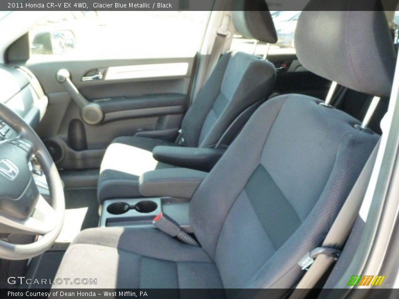 Glacier Blue Metallic / Black 2011 Honda CR-V EX 4WD