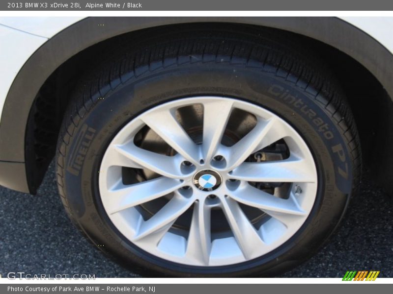 Alpine White / Black 2013 BMW X3 xDrive 28i