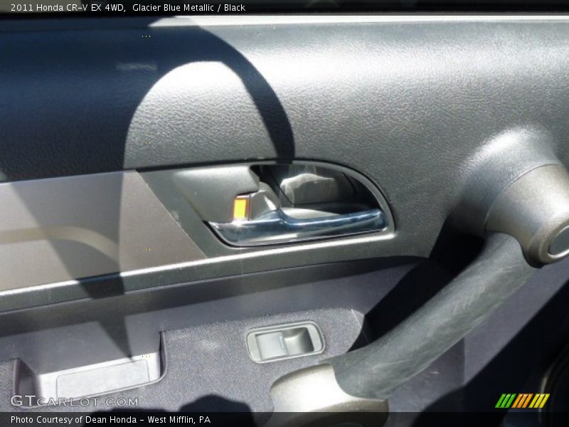 Glacier Blue Metallic / Black 2011 Honda CR-V EX 4WD