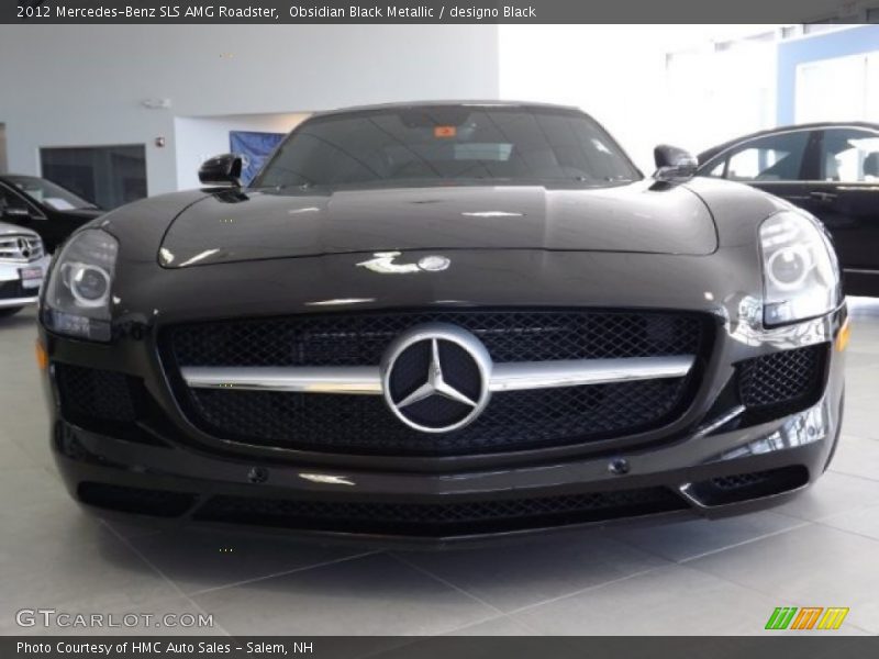 Obsidian Black Metallic / designo Black 2012 Mercedes-Benz SLS AMG Roadster