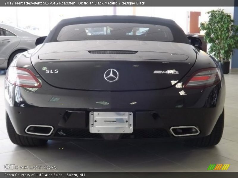 Obsidian Black Metallic / designo Black 2012 Mercedes-Benz SLS AMG Roadster