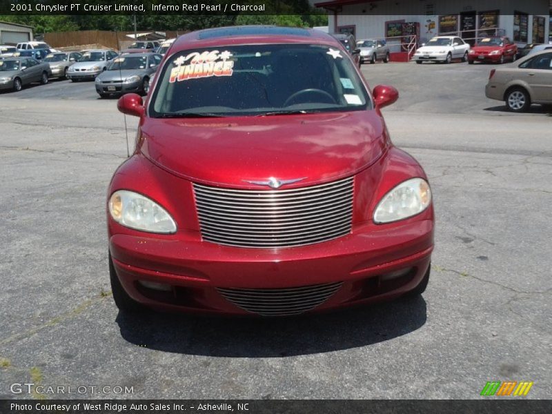 Inferno Red Pearl / Charcoal 2001 Chrysler PT Cruiser Limited