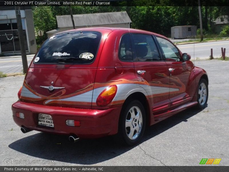 Inferno Red Pearl / Charcoal 2001 Chrysler PT Cruiser Limited